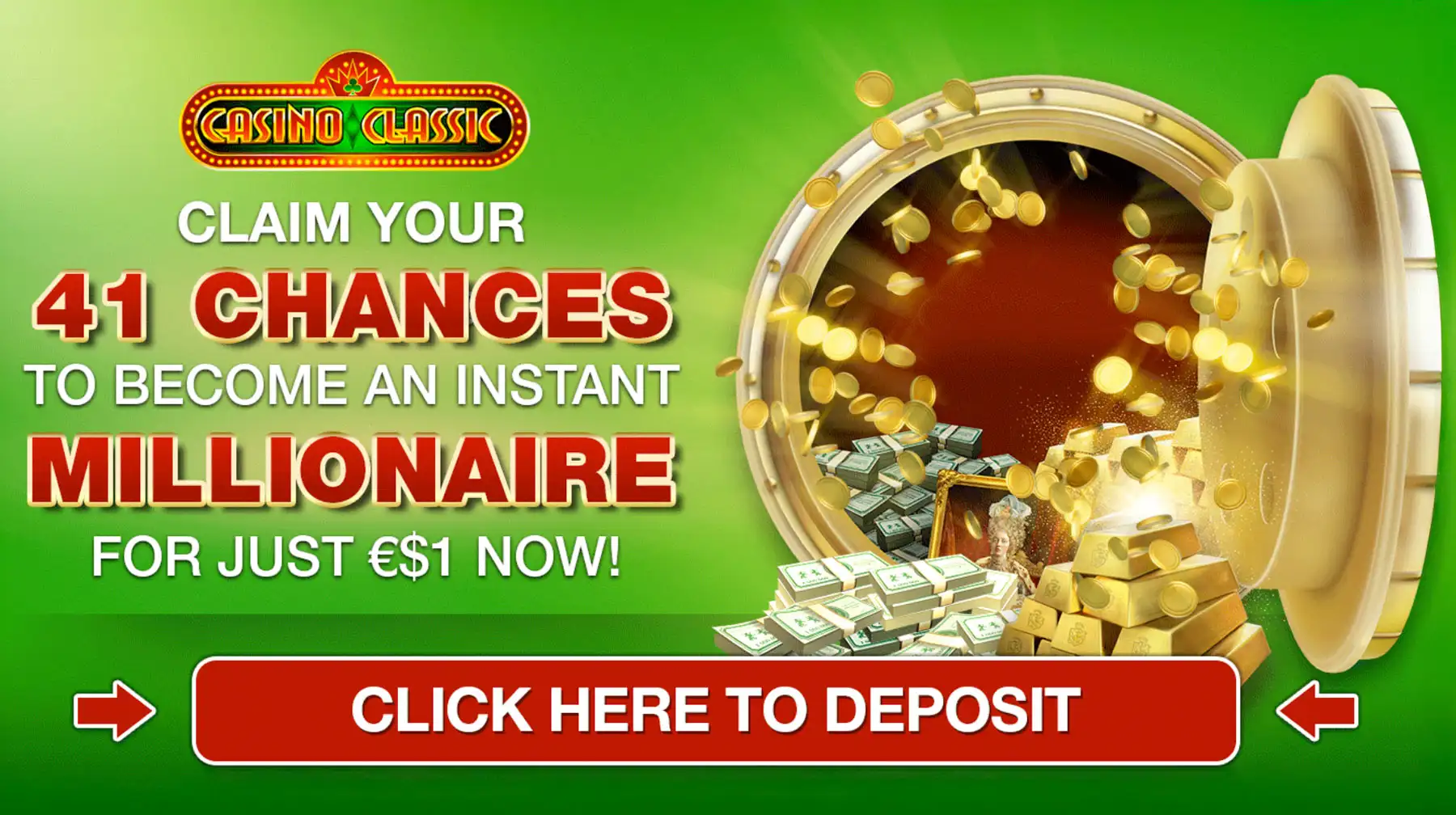Casino Classic Free spins bonus