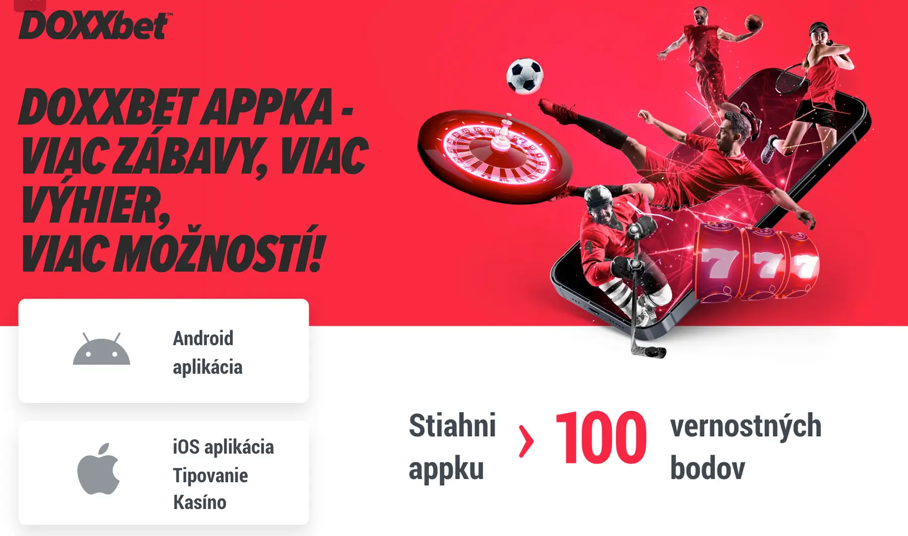 DOXXbet casino vstupný bonus