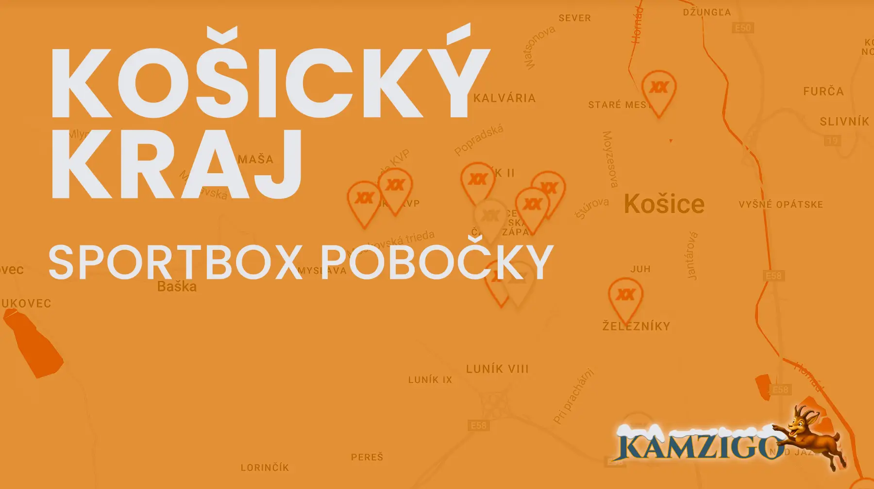 DOXXbet pobočky Košický kraj
