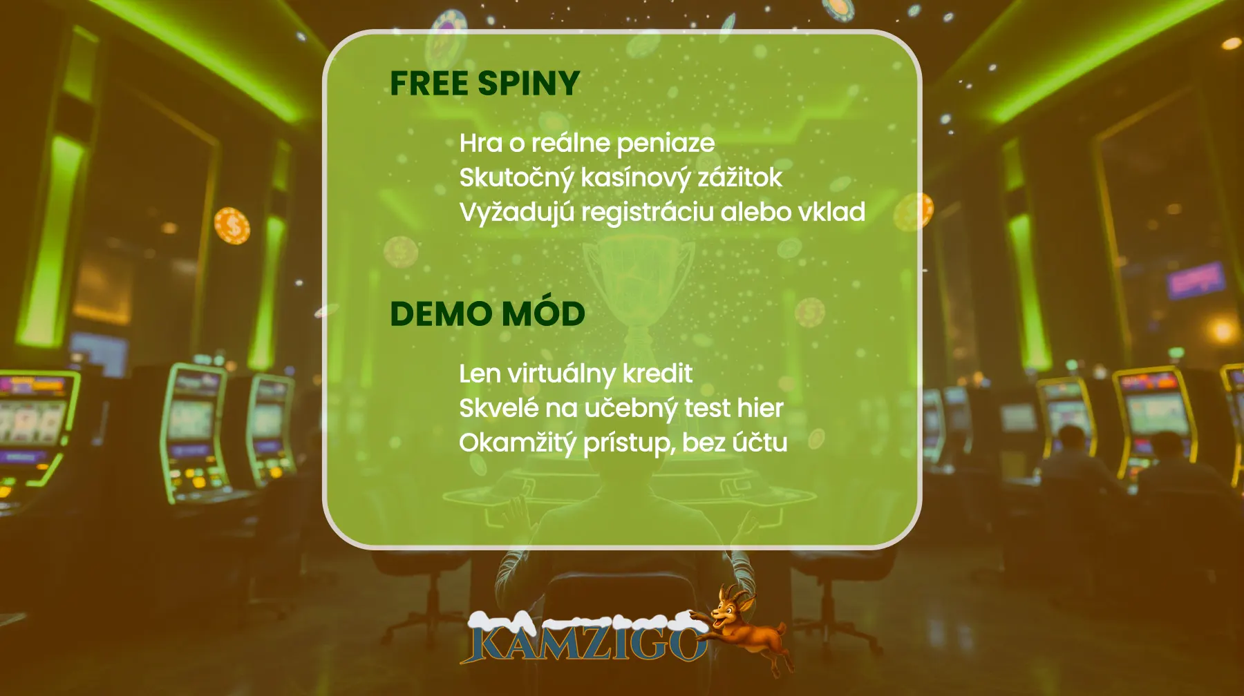Free spiny vs demo mód
