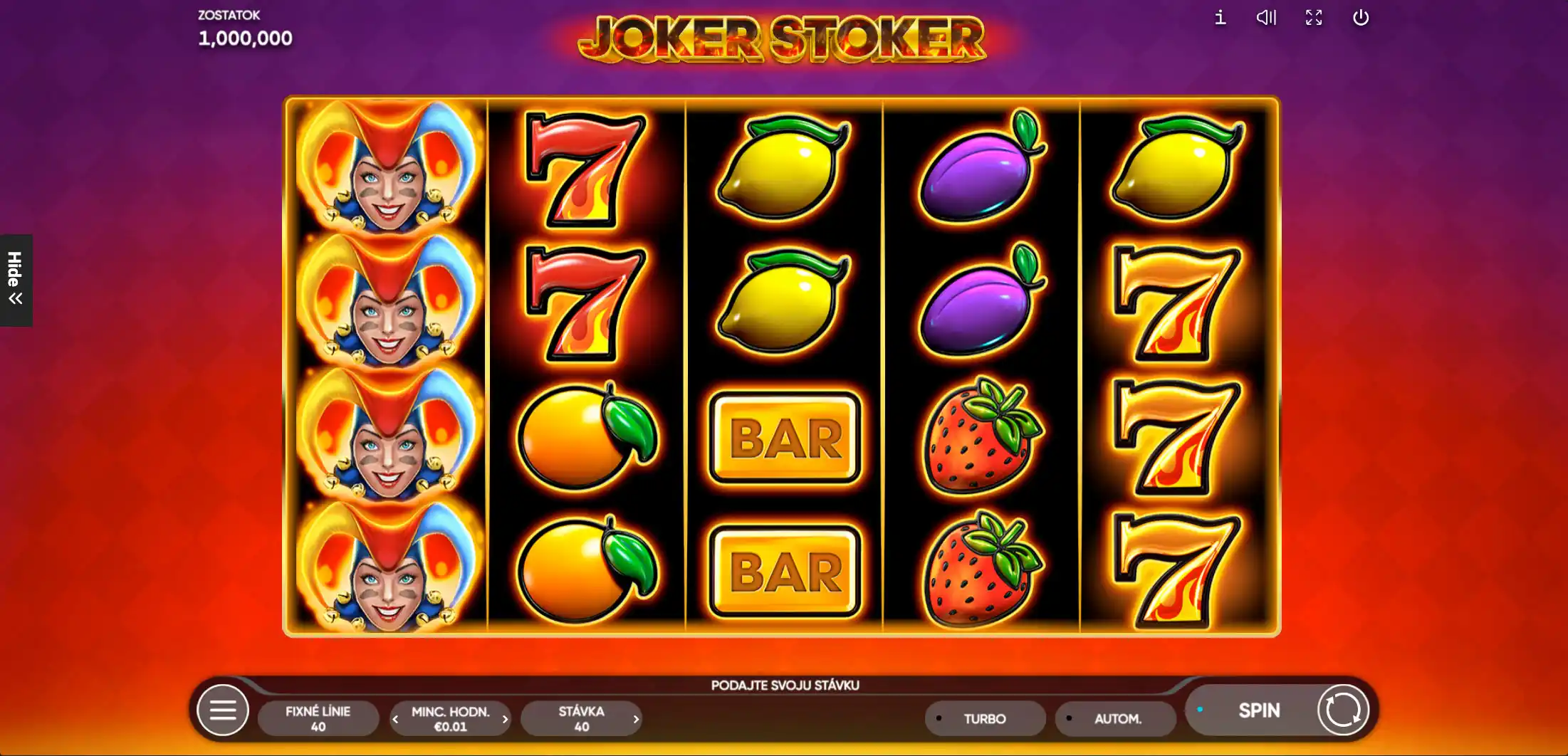 GGBET bonus 50 free spinov bez vkladu na Joker Stoker