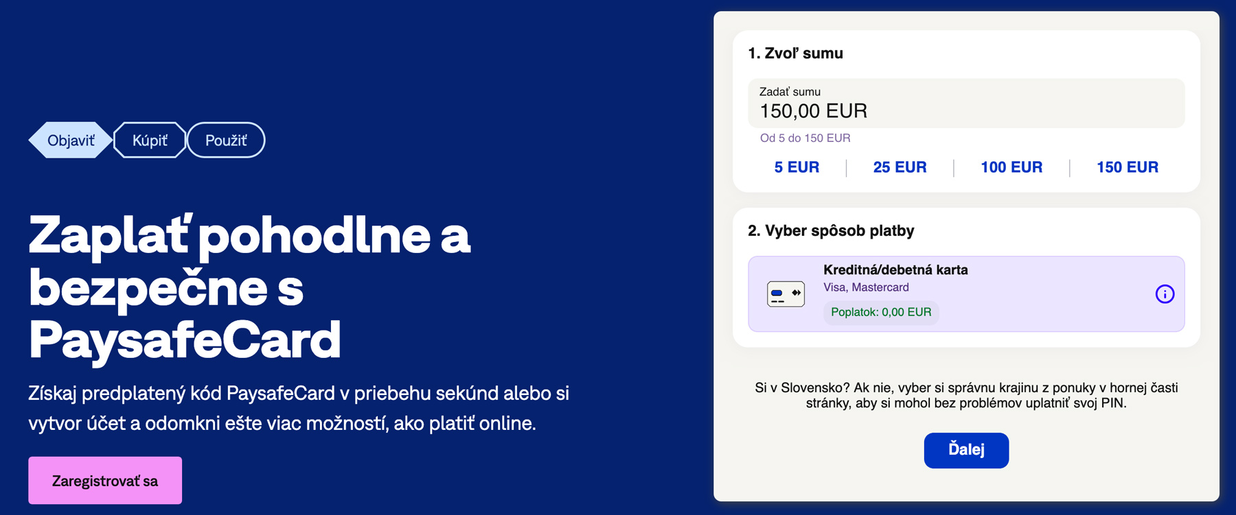 Paysafecard casino