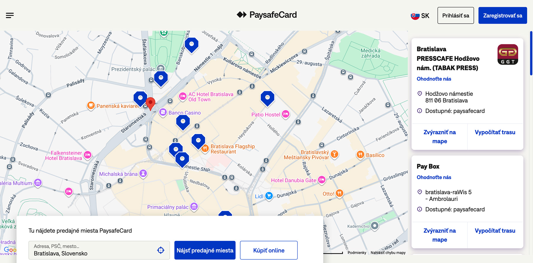Paysafecard casino
