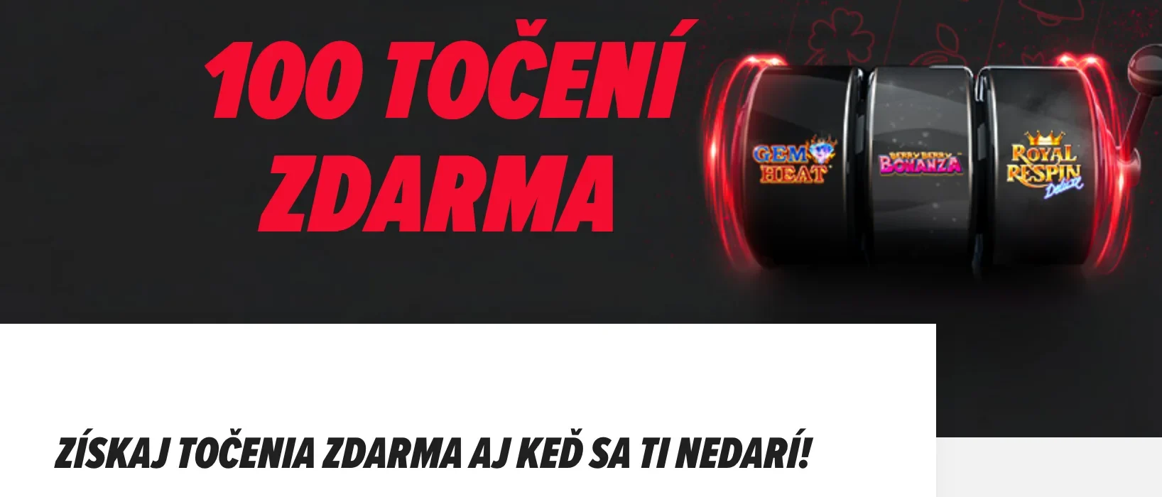 DOXXbet free spiny – 100 točení zdarma