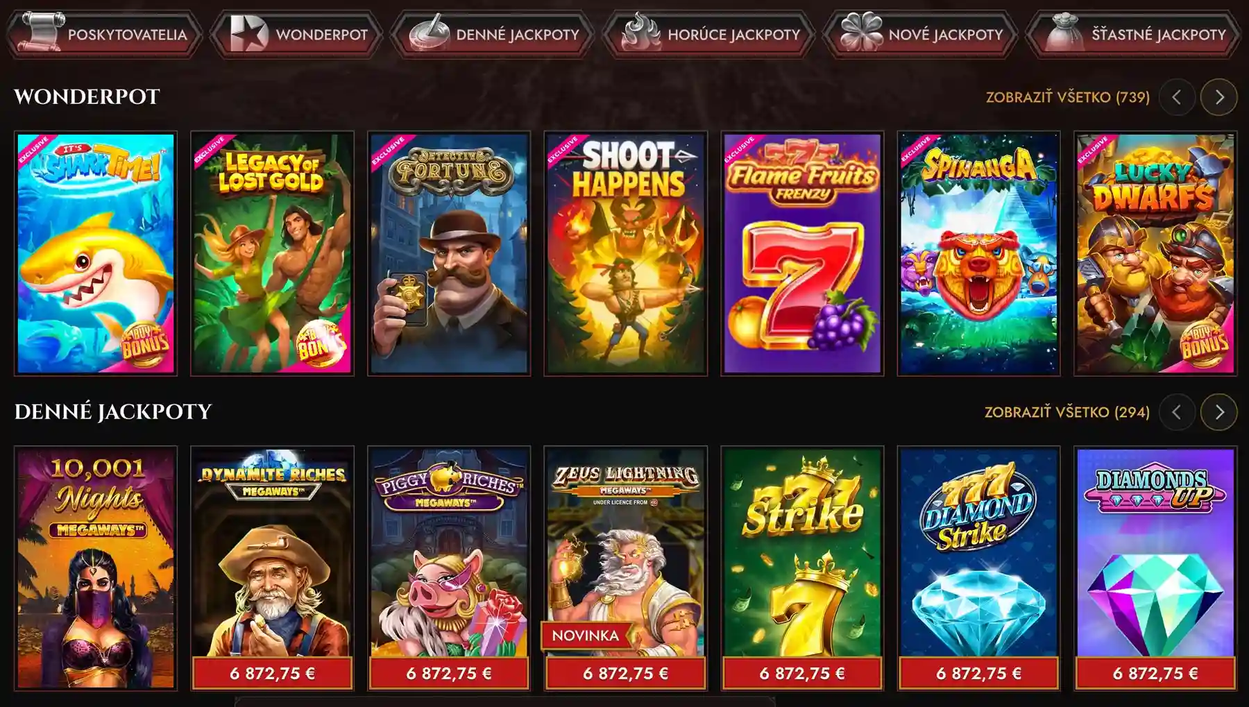 Legiano casino jackpot