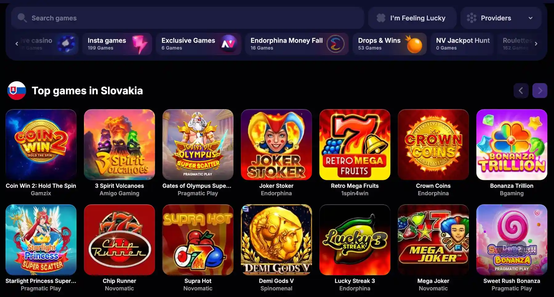 NV Casino hry