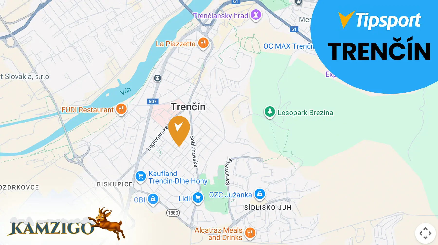 Tipsport pobočky Trenčín