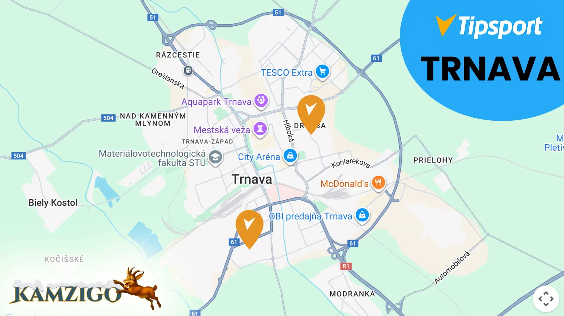 Tipsport pobočky Trnava