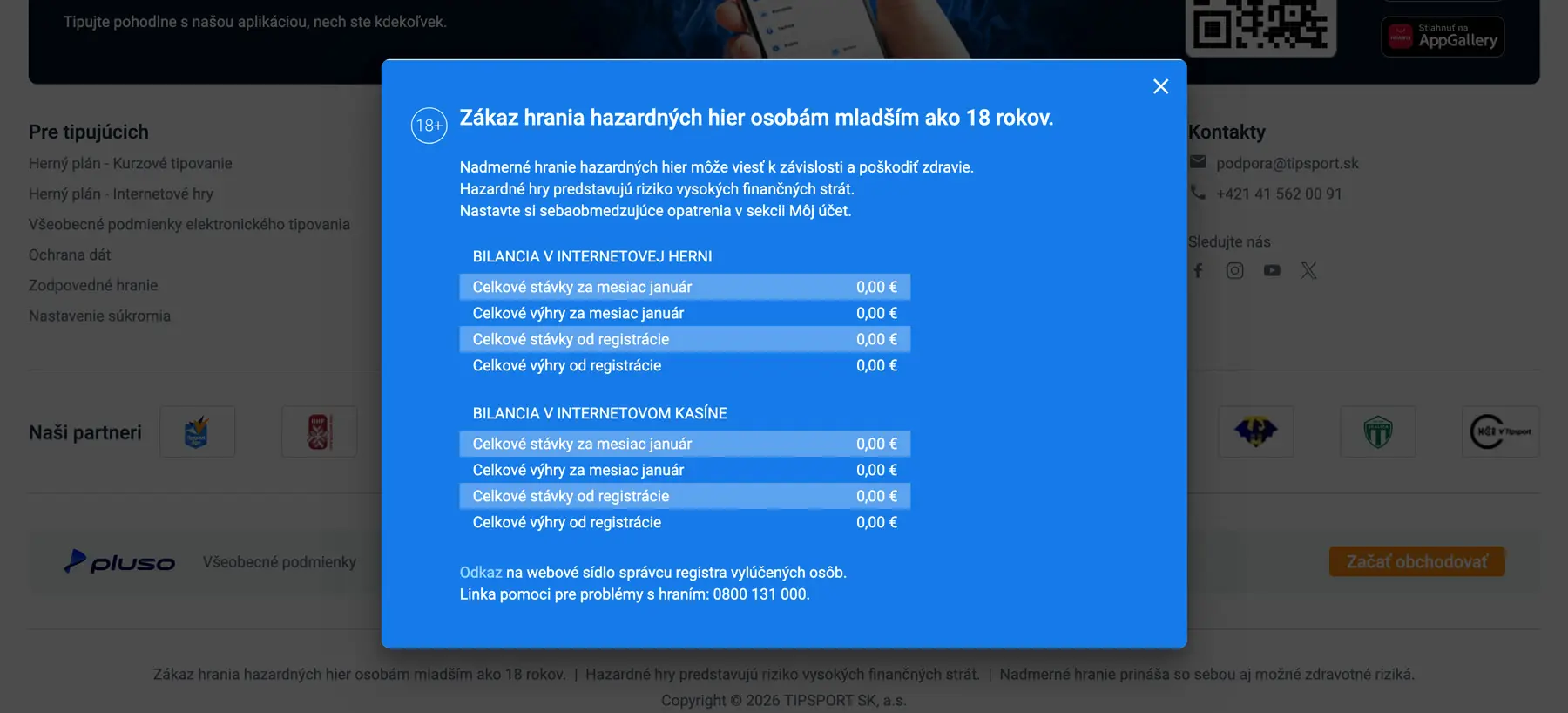 Tipsport zodpovedné hranie