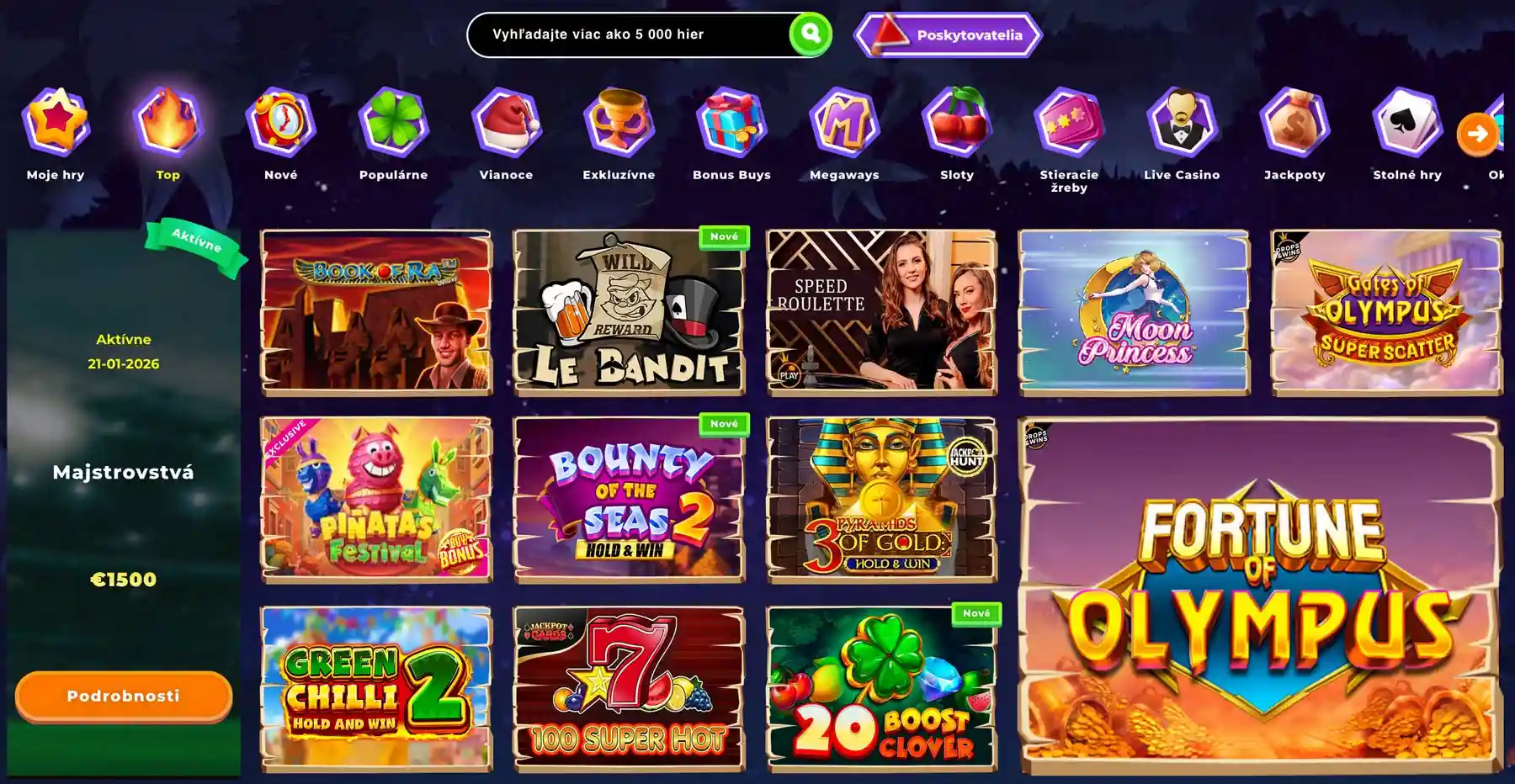 Wazamba casino hry