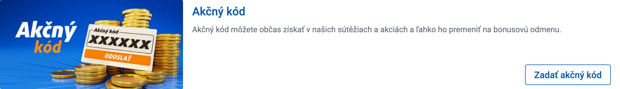 Tipsport akčný kód