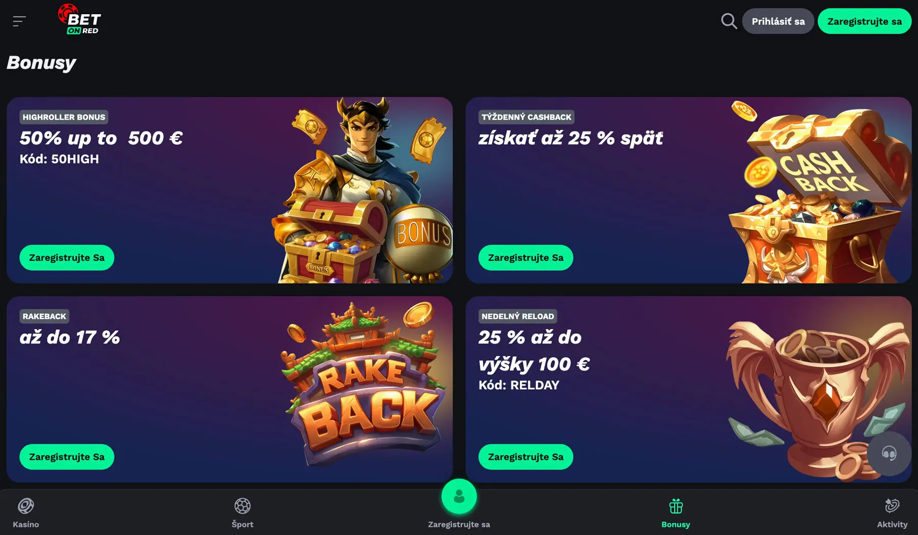 Betonred casino