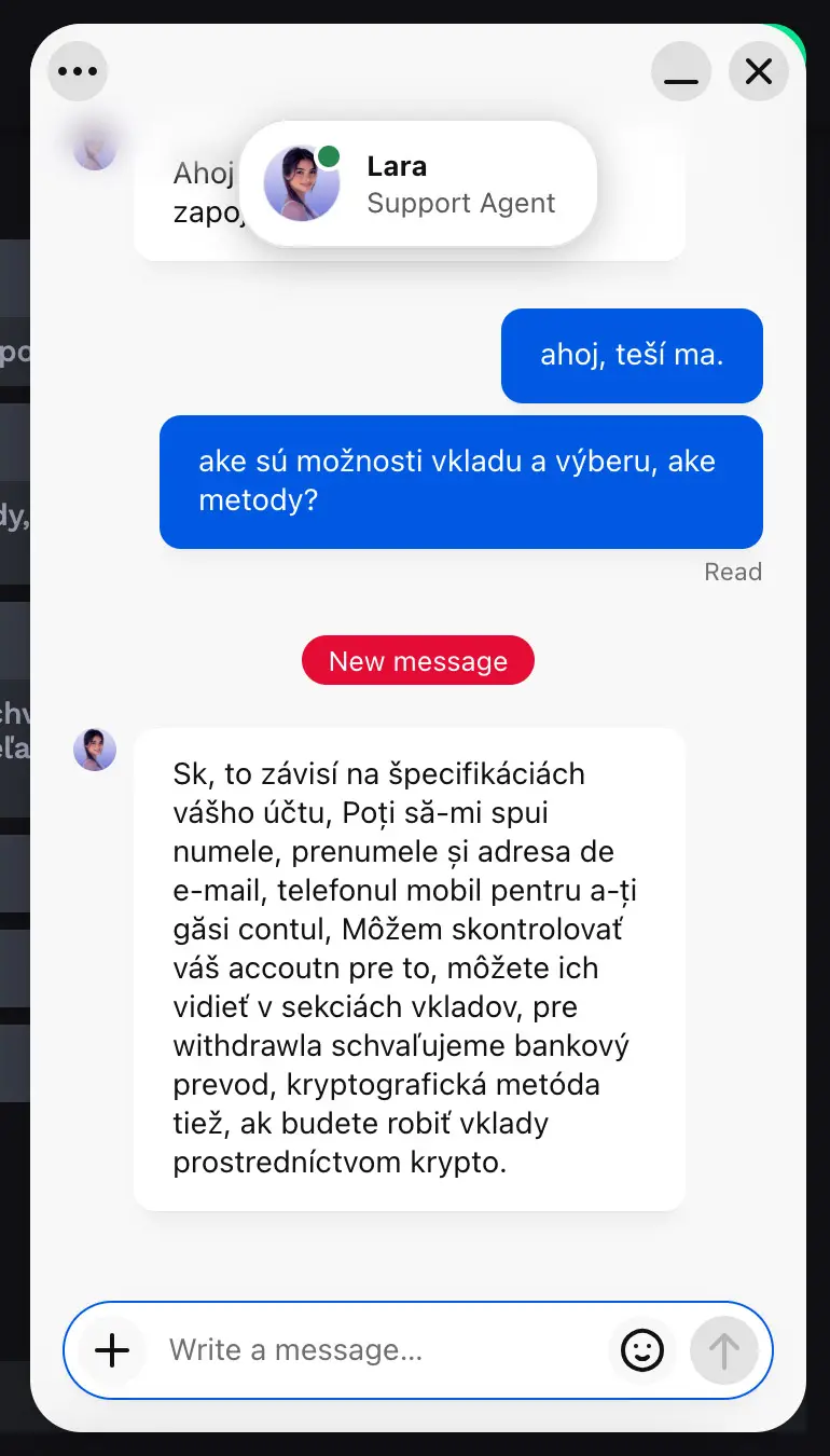 BetOnRed casino podpora