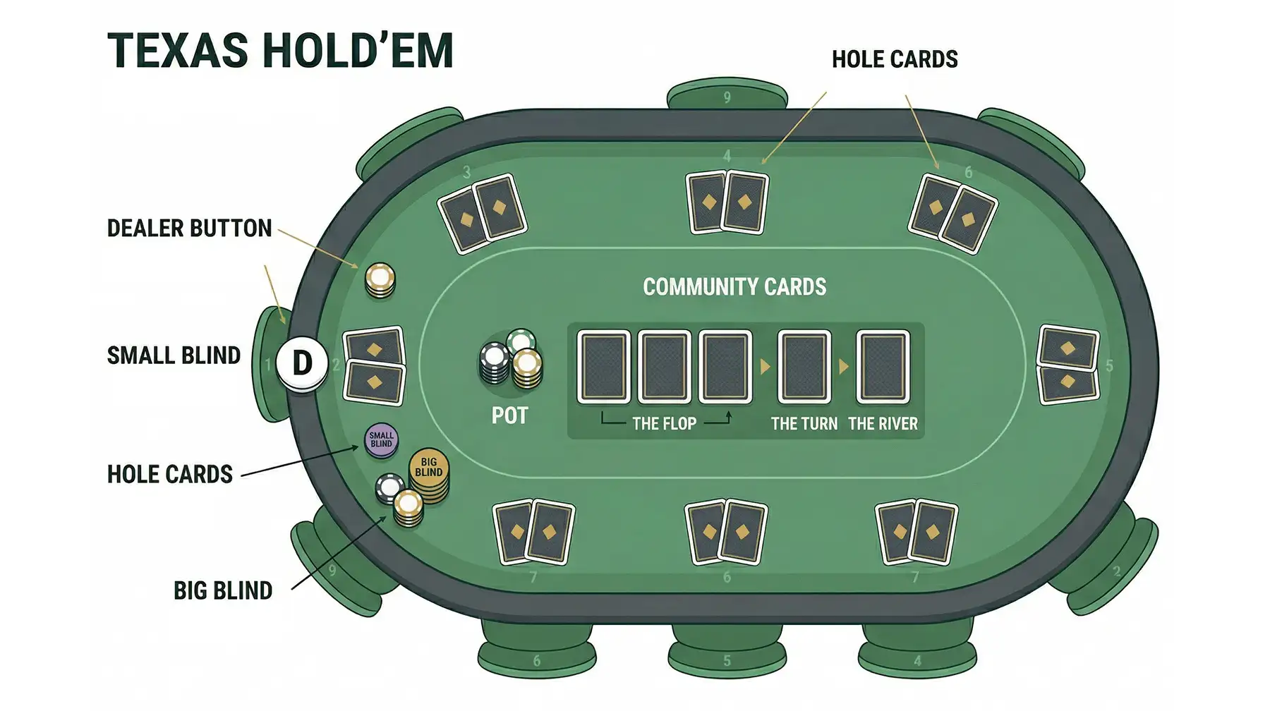Texas holdem poker pravidla