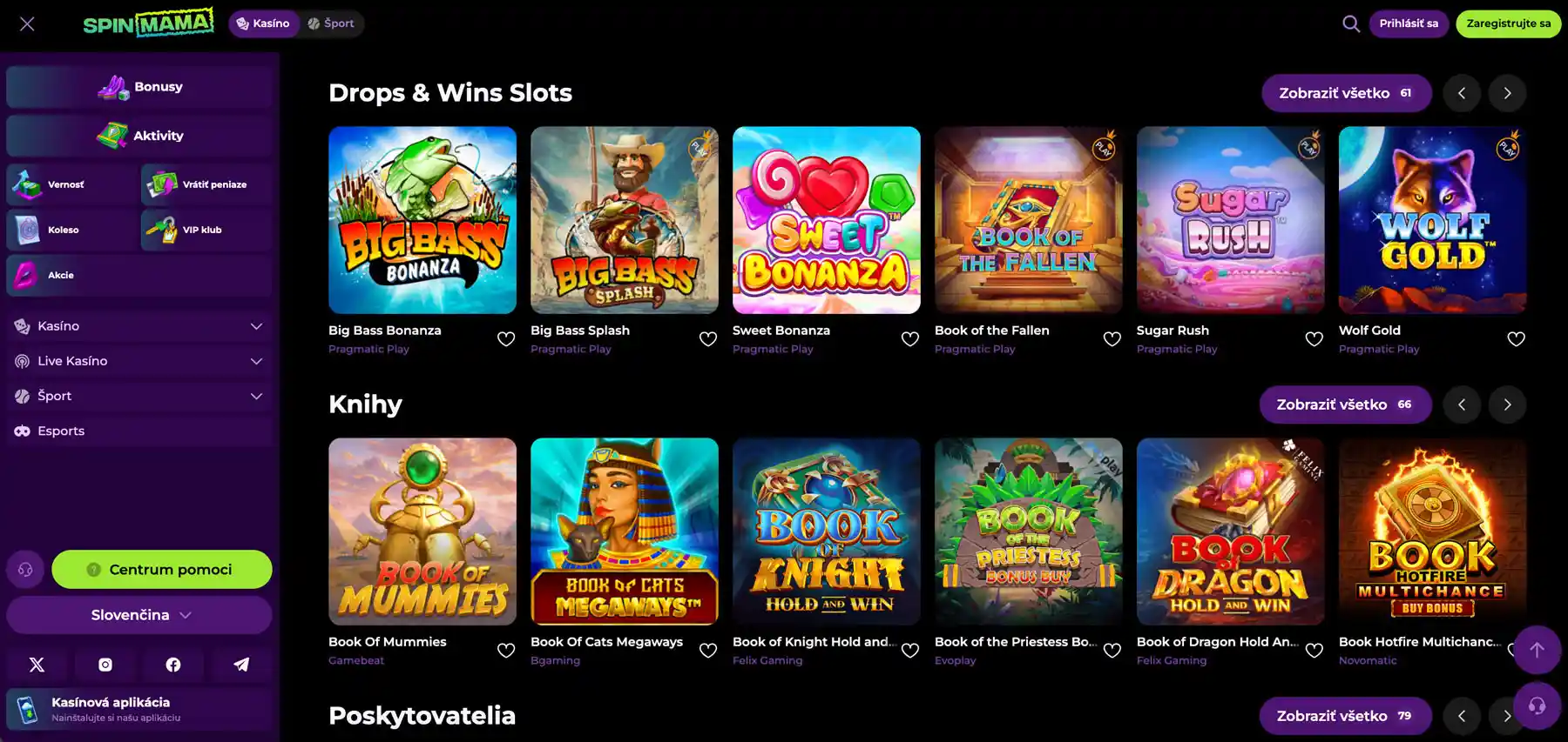 Spinmama casino login