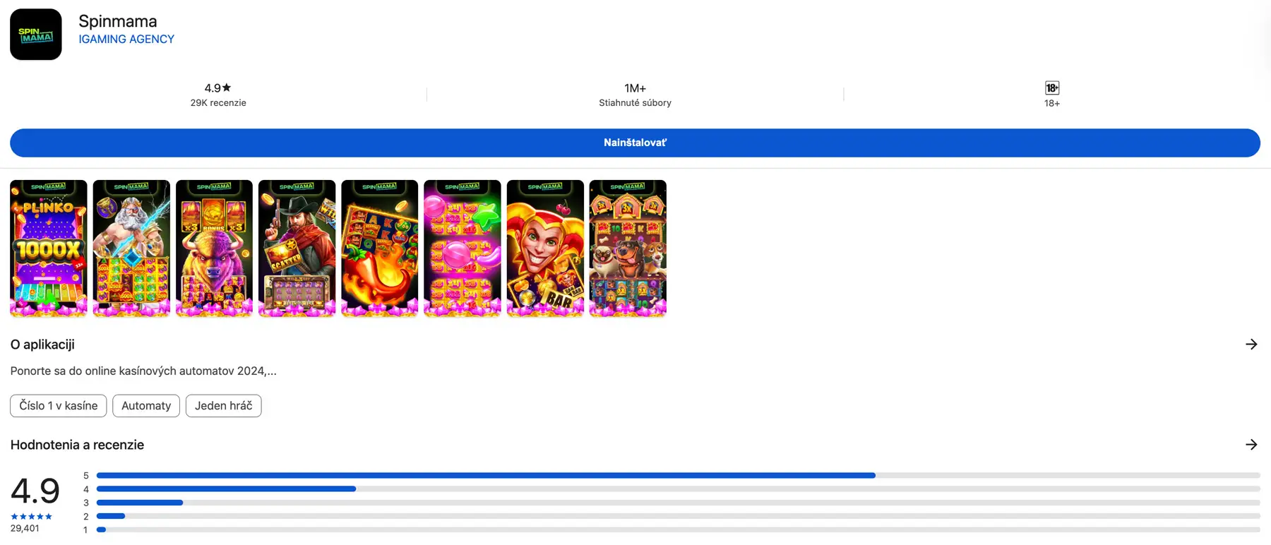 Spinmama casino login