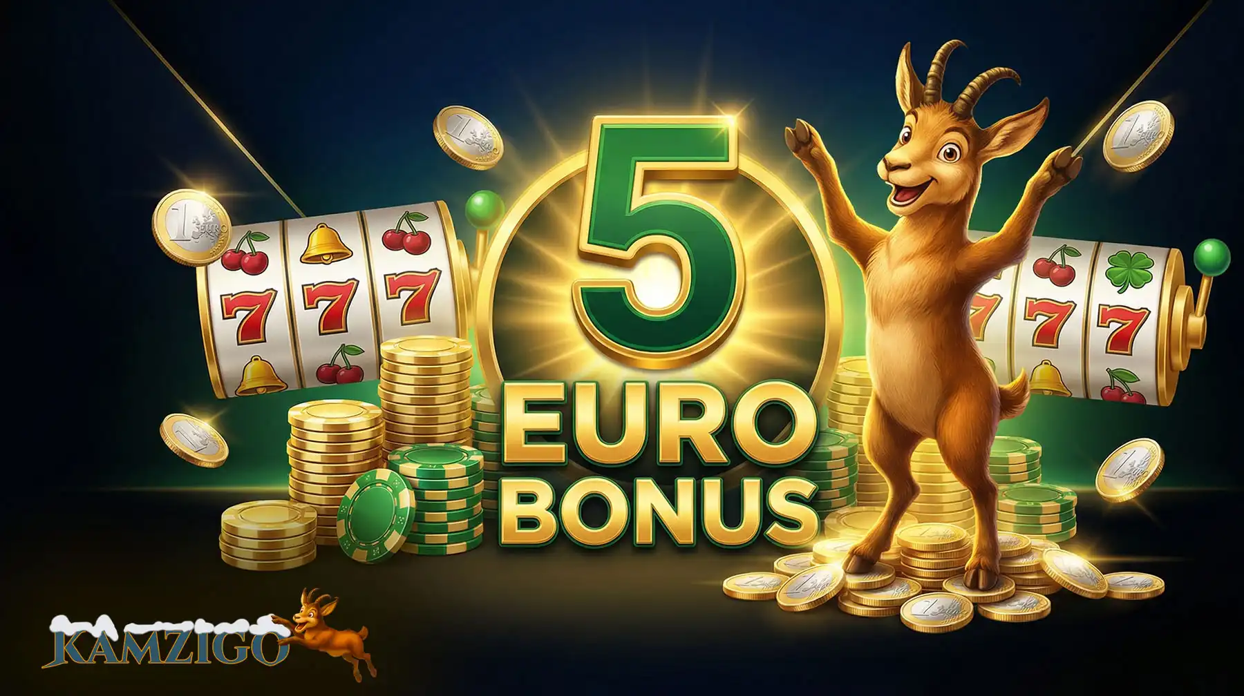5 euro bonus casino s Kamzigo maskotom