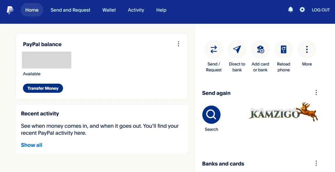 PayPal casino vklad