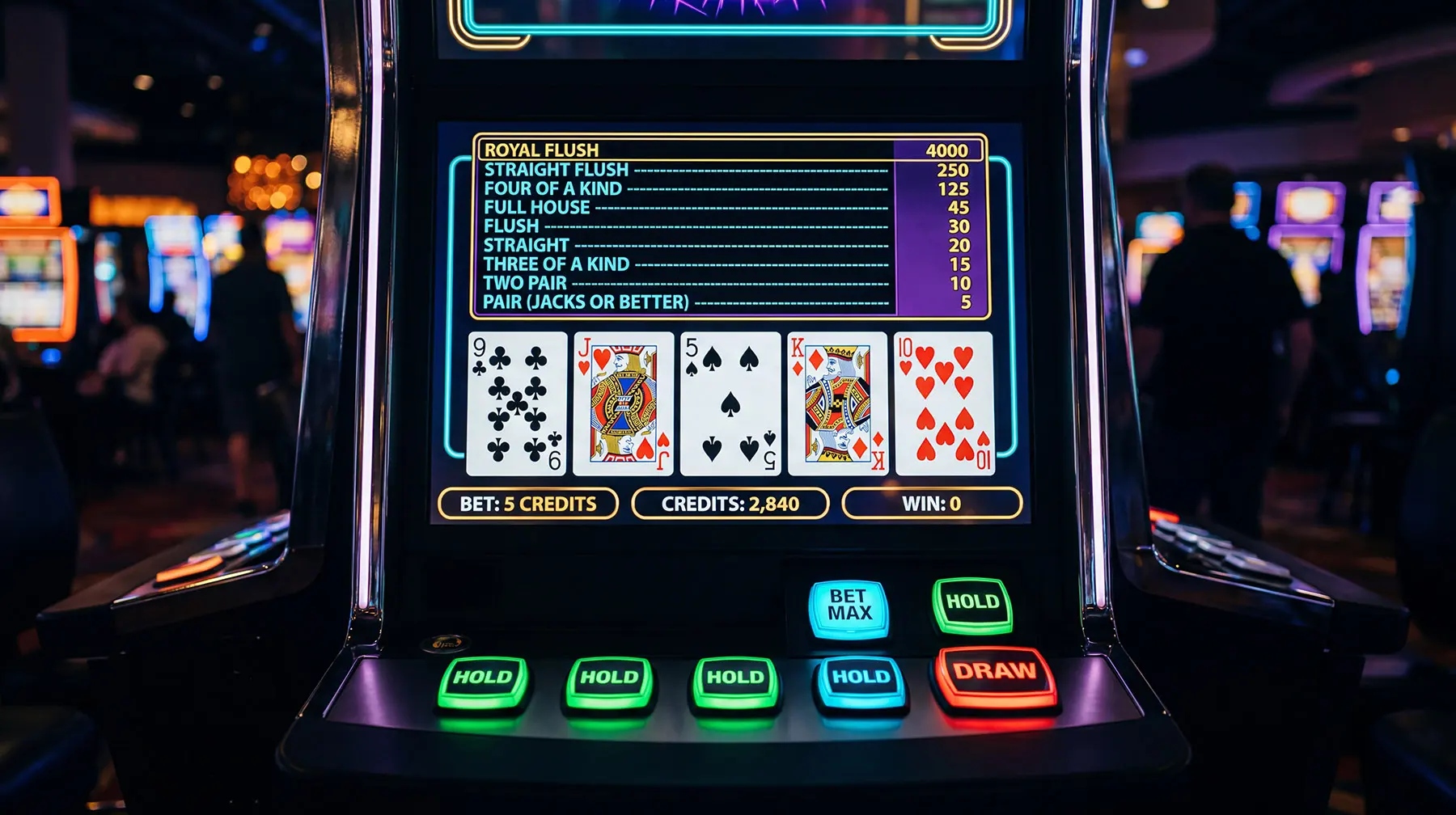 Video poker online