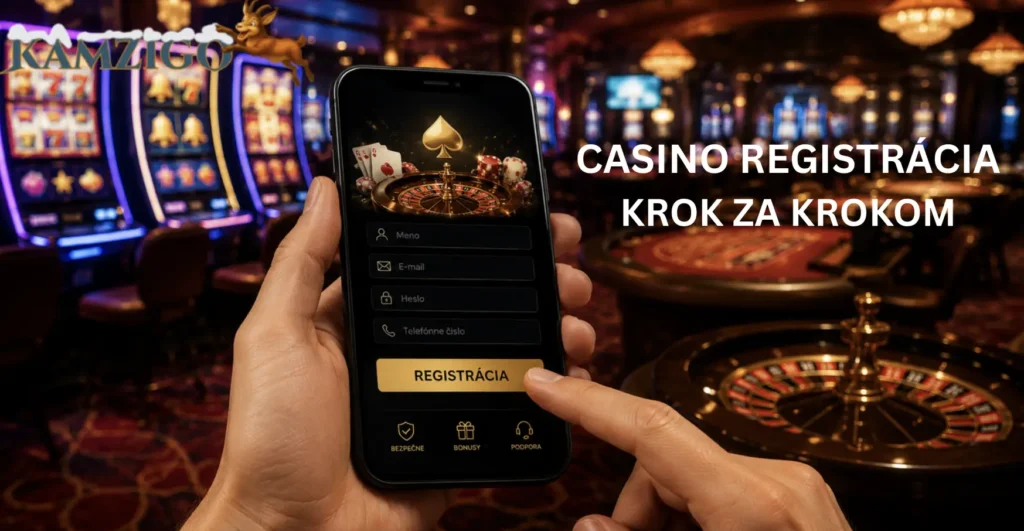 casino registrácia krok za krokom