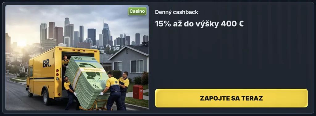 cashback v kasíne BetRepublic